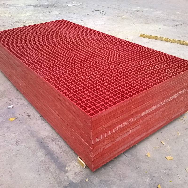 巨卫红色玻璃钢格栅板适用于潮湿环境中具有不生铁锈的特点|价格|厂家